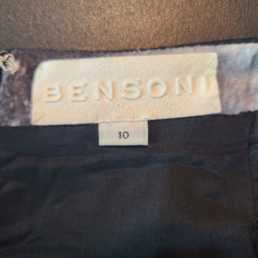 Bensoni Realistc Faux Fur Texture Print Pencil Skirt Sz 10 Mob Wife Indie Sleeze - Picture 3 of 8